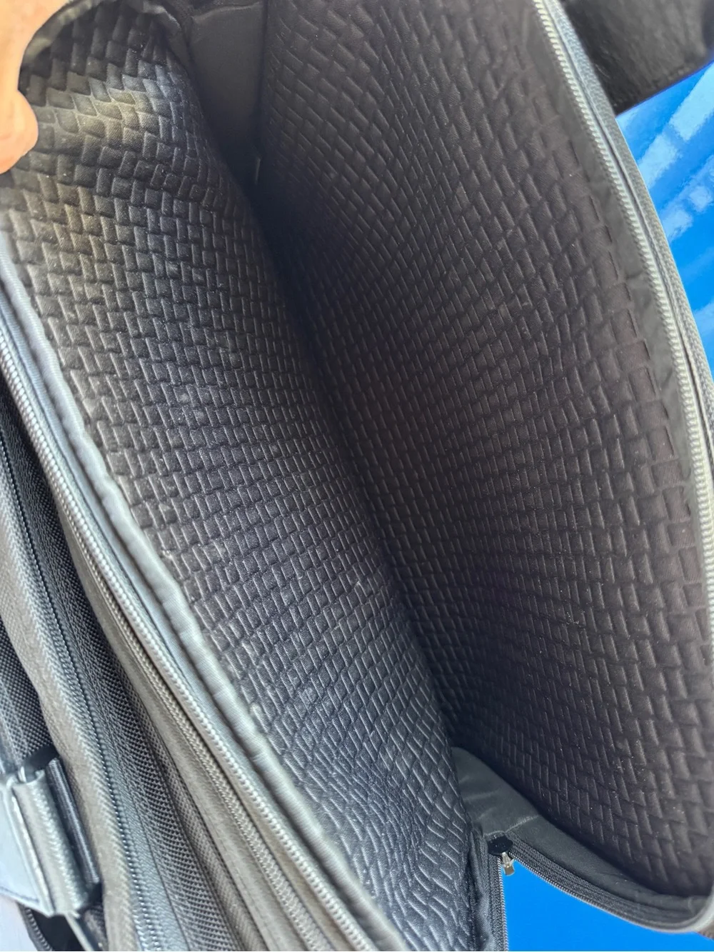 Tumi Black Alpha Ballistic Nylon Briefcase
